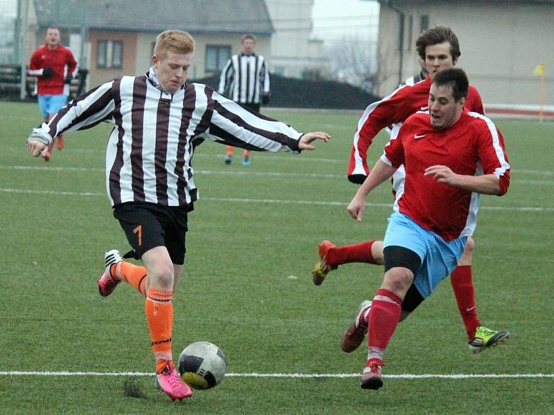 Z pohárového duelu v Horšovském Týně mezi domácím FC Dynamo a Slavojem Koloveč.