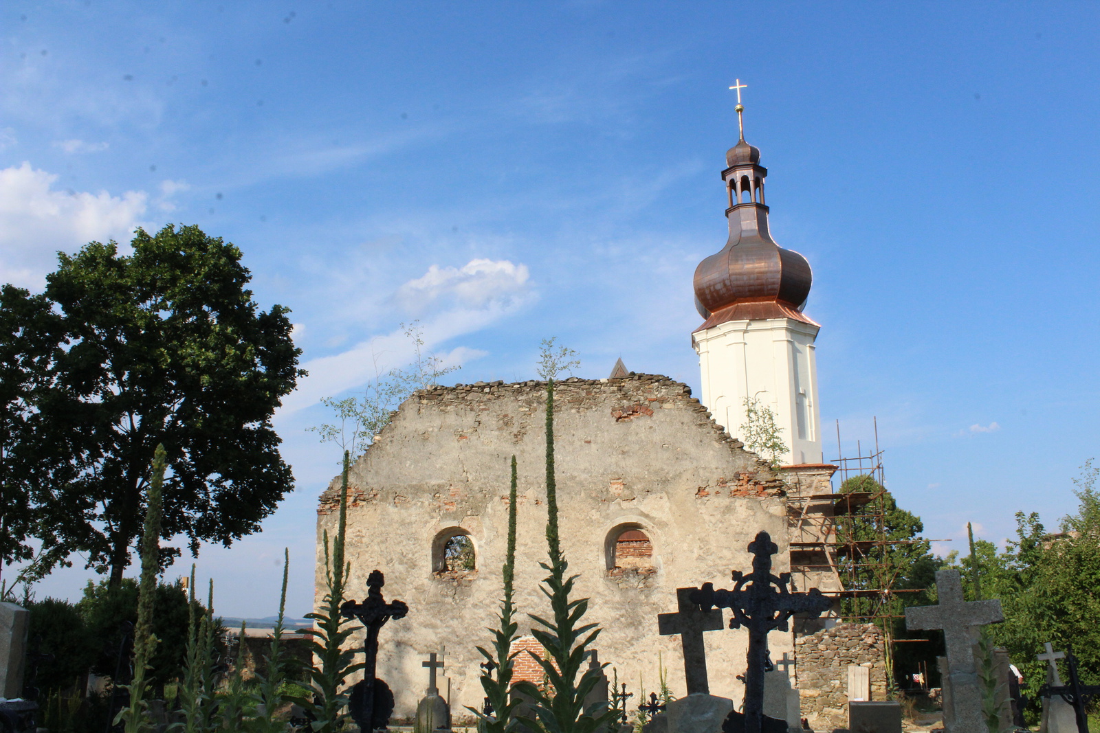 FOTOGALERIE: Opravy kostela v Šitboři budou pokračovat - Domažlický deník