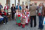 Vernisáž výstavy Chodské kroje v Muzeu Chodska Domažlice ve středu 30. března.