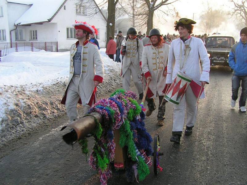 Masopust v Postřekově.