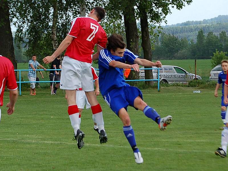 Fotbalisté Spartaku Klenčí uspěli v derby v Postřekově.
