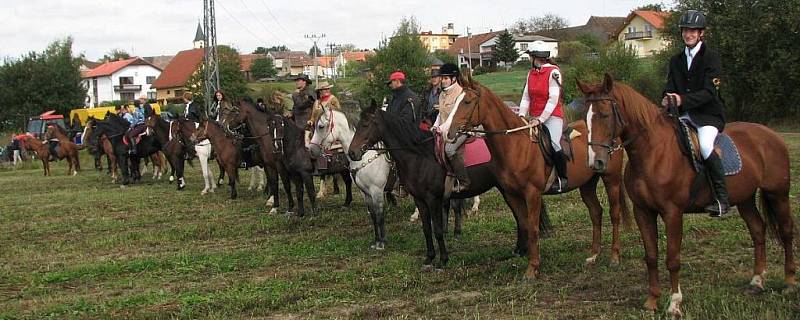 Z Hubertovy jízdy v Chrastavicích.