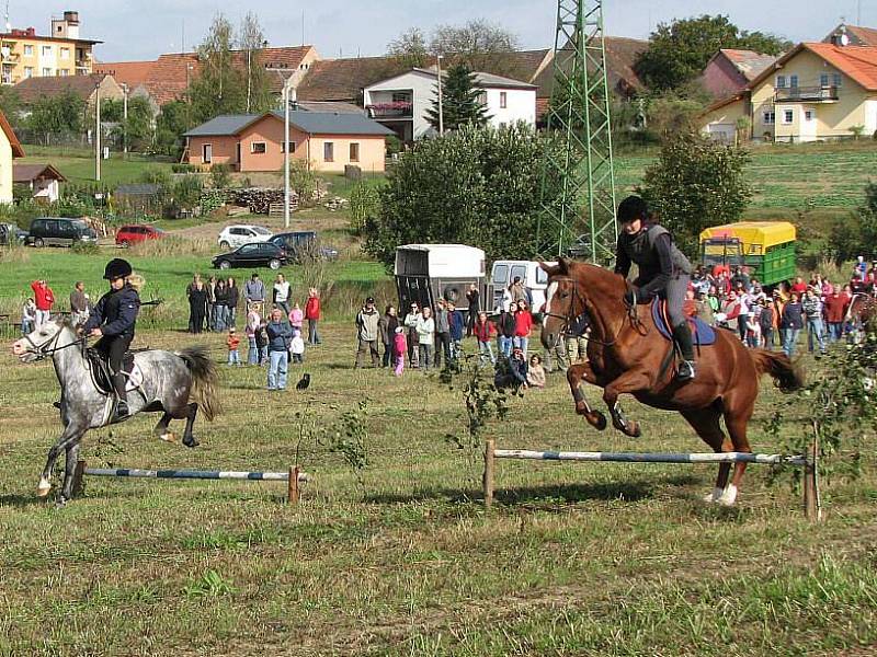 Z Hubertovy jízdy v Chrastavicích.