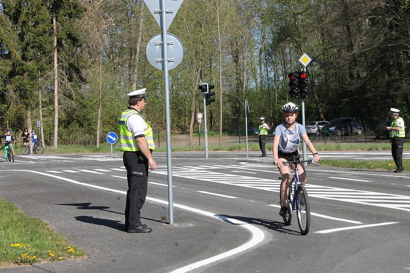 Okresní dopravní soutěž se konala 25. dubna.