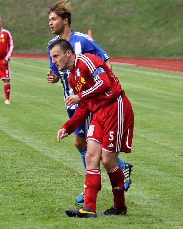 1. kolo ČFL: Jiskra Domažlice A - Slavoj Vyšehrad 2:0 (1:0).