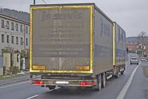 Brnířovem projede týdně pět tisíc nákladních aut.