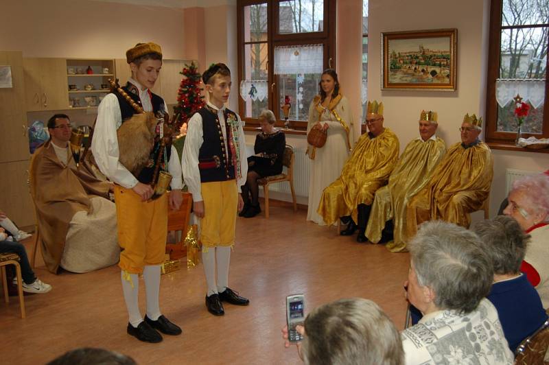 Z akce Živý betlém v domažlickém pezionu.