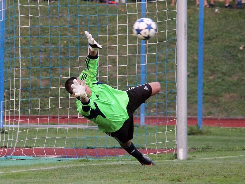 Třetiligová Jiskra Domažlice porazila v penaltovém rozstřelu prvoligové Dynamo České Budějovice a postupuje do 3. kola Poháru České pošty. 