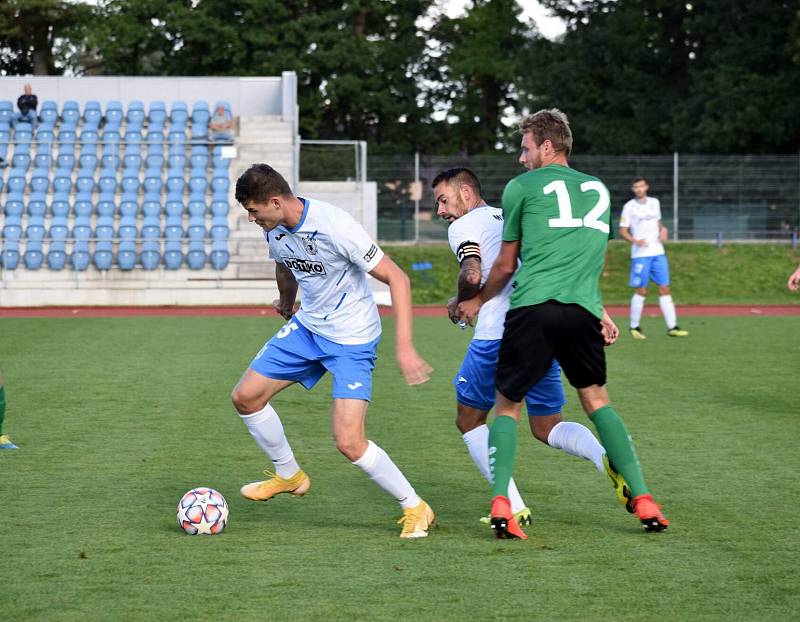 TJ Jiskra Domažlice (bílí) - 1. FK Příbram B 3:0.