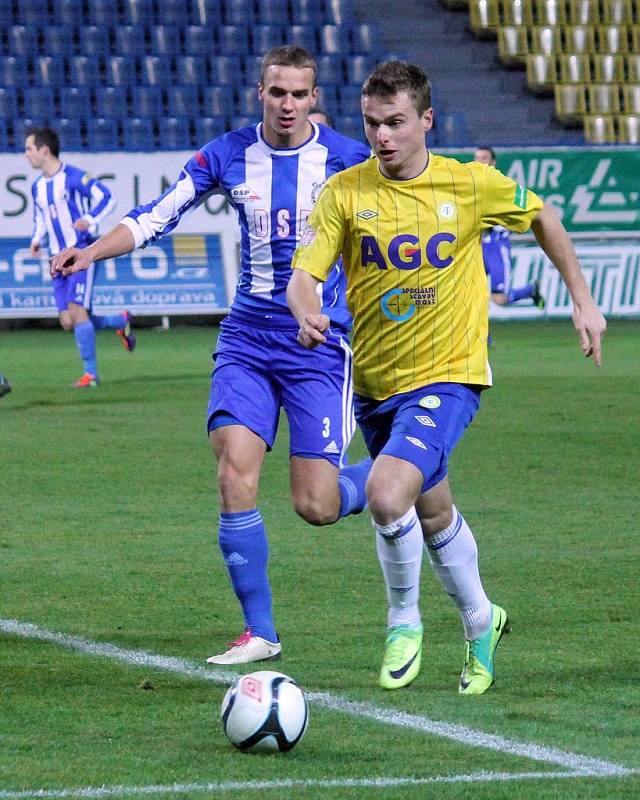 Jiskra na Stínadlech. Odveta osmifinále Poháru České pošty FK Teplice - Jiskra Domažlice 2:1.