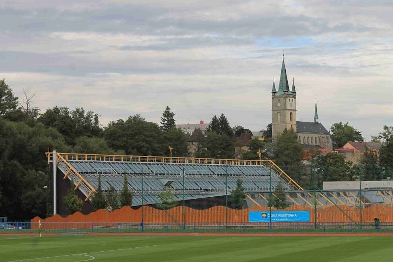 Třetiligové derby mezi FK Tachov a Jiskrou Domažlice.