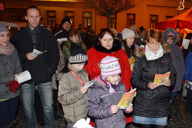 Česko zpívá koledy v Bělé nad Radbuzou.