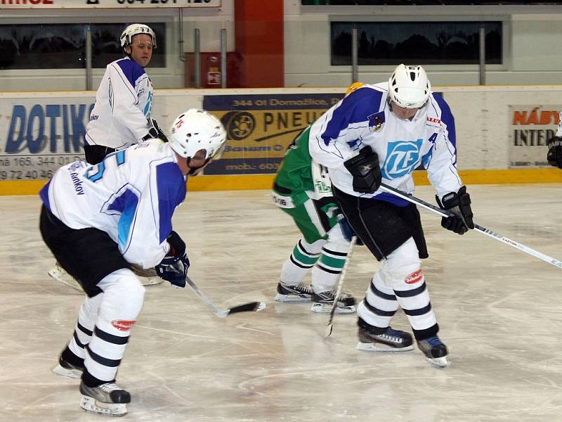 Z utkání hokejistů HC Staňkov a HC Stříbro.