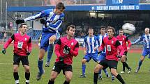 Z utkání Jiskra Domažlice a FK Mladá Boleslav B.