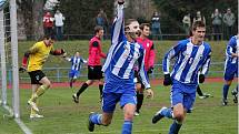 Z utkání Jiskra Domažlice a FK Mladá Boleslav B.