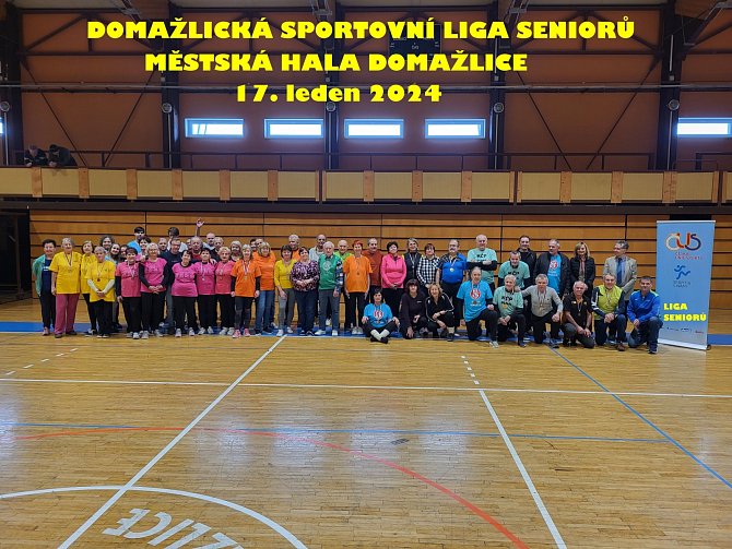 Domažlická sportovní liga seniorů.