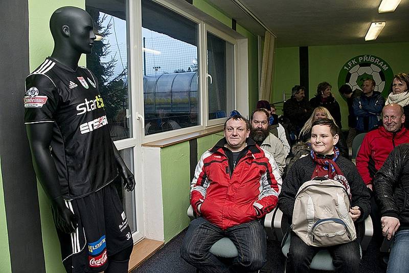 Z VIP návštěvy fotbalistů FK Staňkov na stadionu 1. FK Příbram.