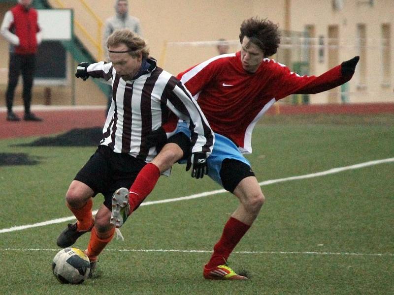 Z pohárového duelu v Horšovském Týně mezi domácím FC Dynamo a Slavojem Koloveč.