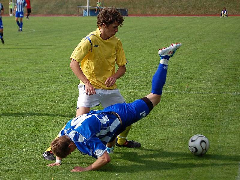 Fotbalisté divizní Jiskry Domažlice porazili Benešov.