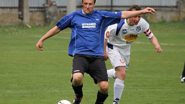 Z utkání fotbalistů Start Bělá nad Radbuzou a Dynama Bukovec.