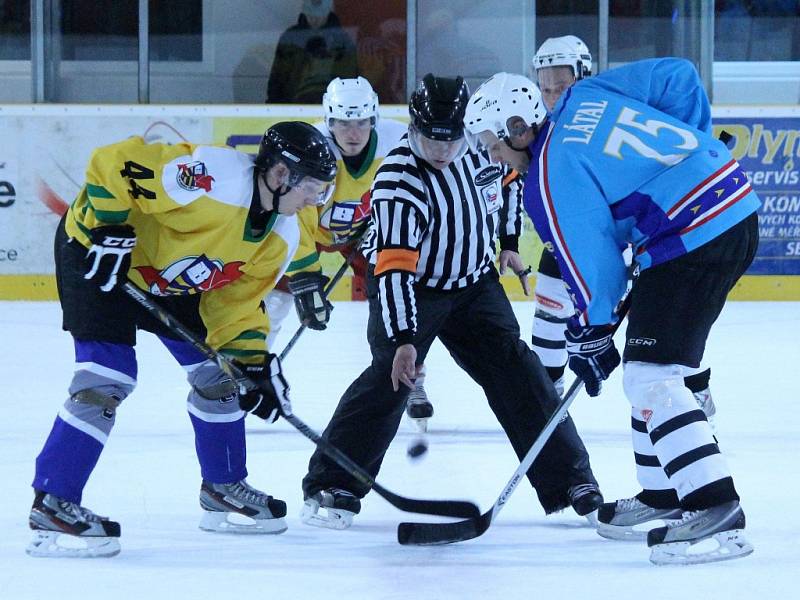 Z utkání hokejistů HC Staňkov s LHC Kralovice.