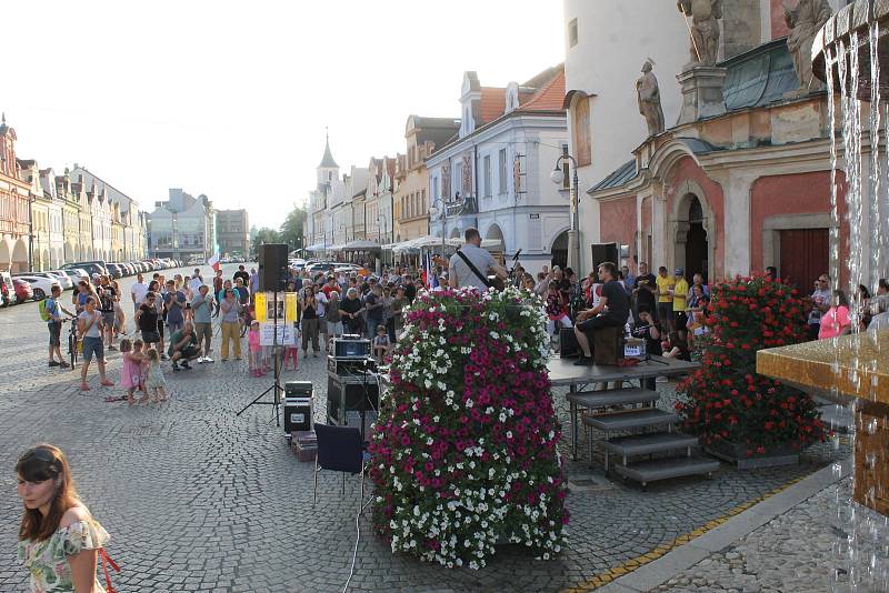 Na demonstraci na domažlickém náměstí Míru se sešlo asi 150 lidí. Zahráli zde také dvě kapely. Kromě hlavní pořadatelky Jana Filipové, promluvil také Antonín Kolář z ProHnutí Plzeň a organizátor poběžovických protestů.