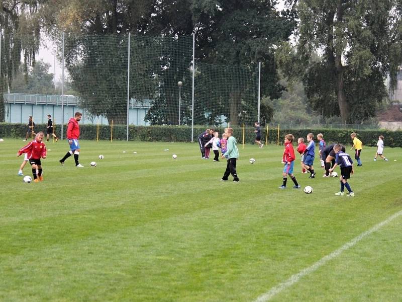 Středeční duel třetiligové Jiskry Domažlice v Písku.