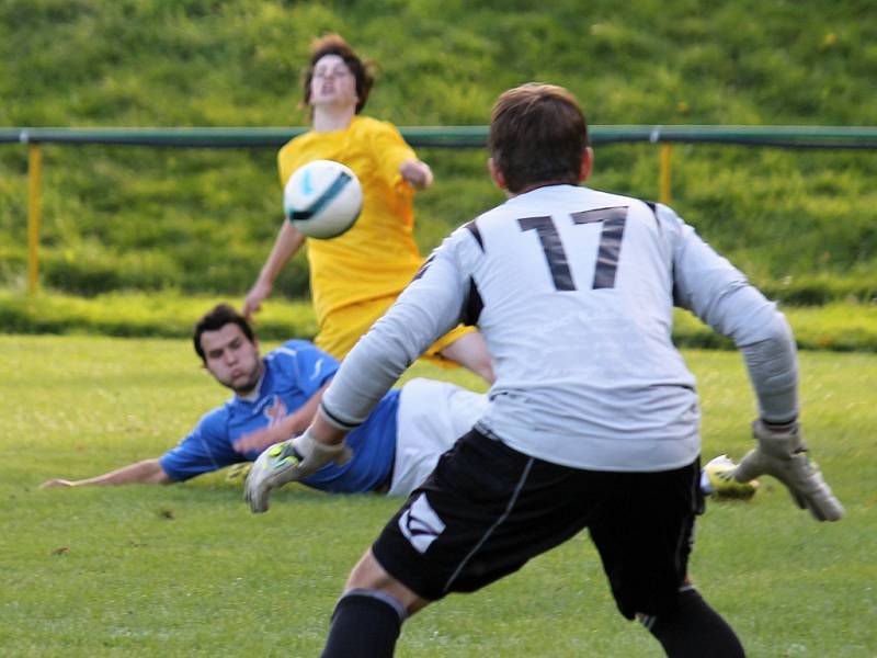 Další fotbalové chodské derby. Tlumačov vs. Milavče.