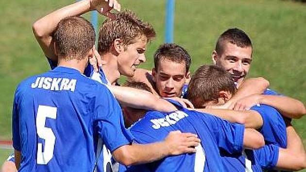 Ilustrační snímek z utkání třetiligových fotbalistů Jiskry Domažlice.