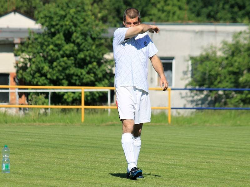 Z utkání fotbalistů Tatran Chodov A a SK Poběžovice. 