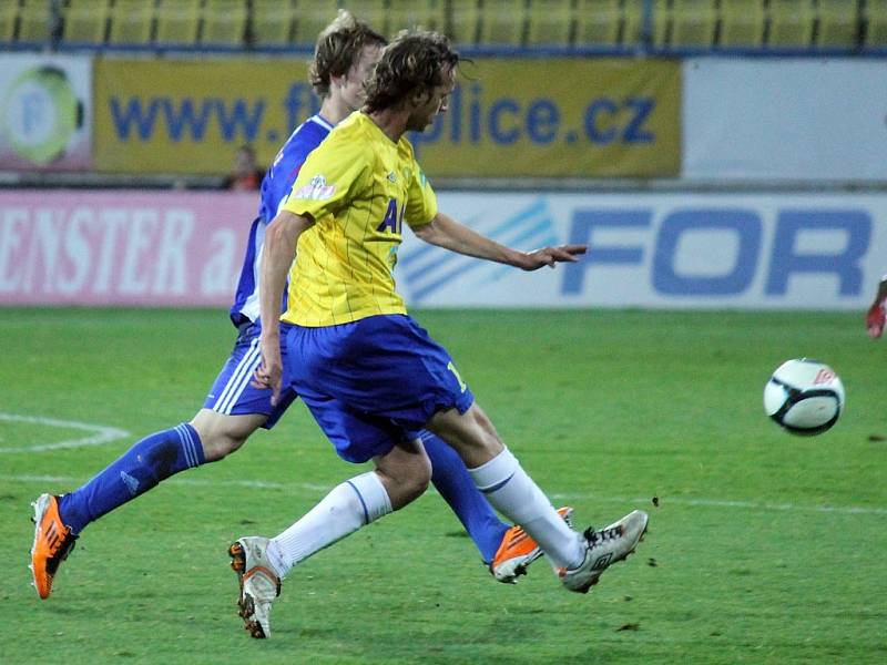 Jiskra na Stínadlech. Odveta osmifinále Poháru České pošty FK Teplice - Jiskra Domažlice 2:1.