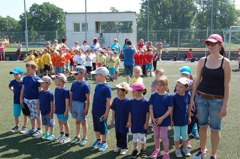 Z baseballového turnaje domažlických školek.