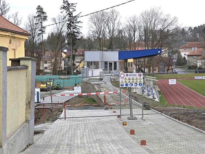 Městský stadion Střelnice v Domažlicích. Foto: se svolením Josefa Babora