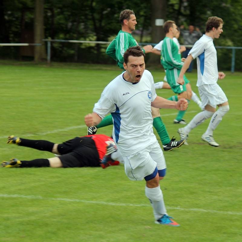 Z utkání fotbalistů FK Holýšov A a Slavoj Stod.