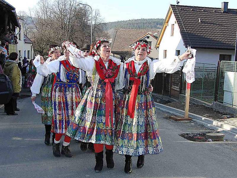 Konec masopustu v Postřekově.