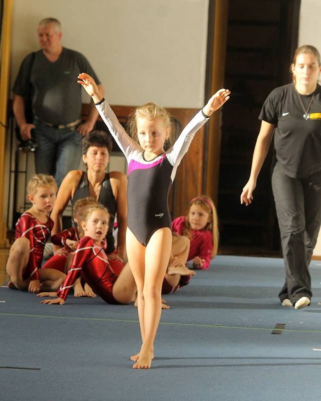 Cena Chodska ve sportovní gymnastice v Domažlicích. 