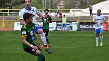 25. kolo FORTUNA ČFL, skupina A: Sokolov - Domažlice (bílí) 3:0.