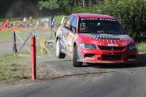 Ve dnech 26. – 28. srpna pokračovala domácí rallyová sezona 46. ročníkem Barum Czech Rally Zlín. Na snímku domažlická posádka Marcel Tuček - Petr Dufek.