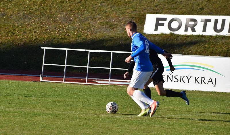 13. kolo KPM: Jiskra Domažlice B (modří) - Rapid Plzeň 4:1.