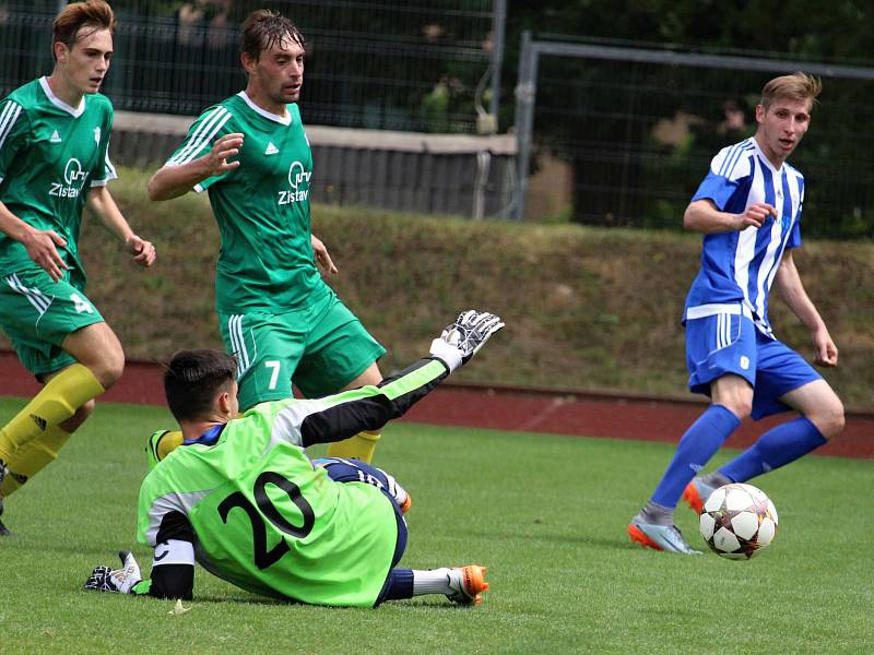 Fotbalisté Jiskry Domažlice ve druhém přípravném utkání hostili 1. FC Karlovy Vary.