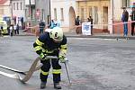 Železný hasič v Poběžovicích.
