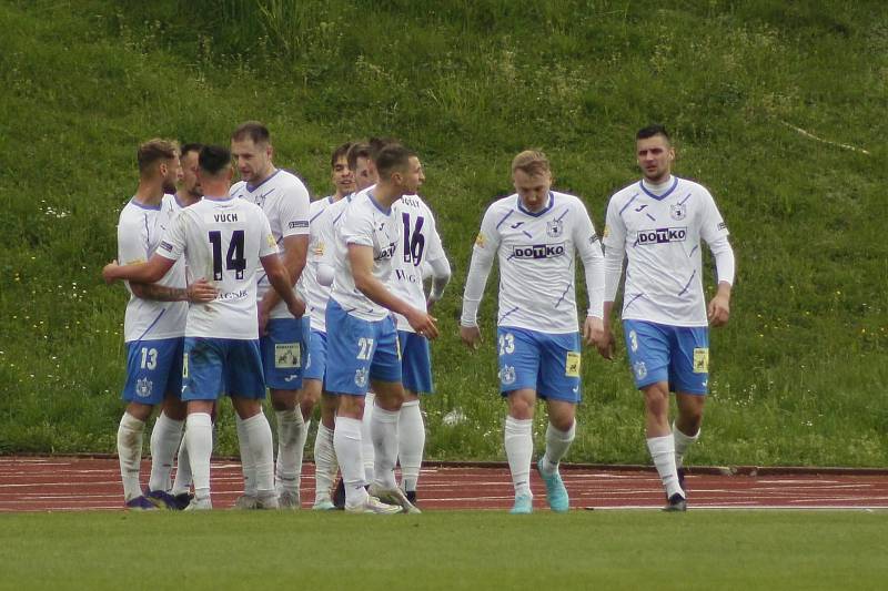 FORTUNA ČFL, skupina A, 26. kolo: TJ Jiskra Domažlice - Sokol Hostouň 3:2.