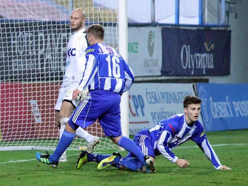 Jiskra na Stínadlech. Odveta osmifinále Poháru České pošty FK Teplice - Jiskra Domažlice 2:1. 