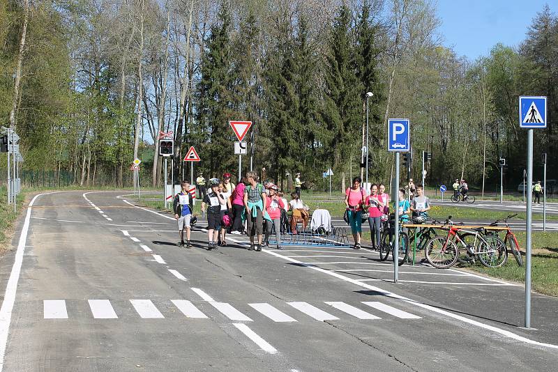 Okresní dopravní soutěž se konala 25. dubna.