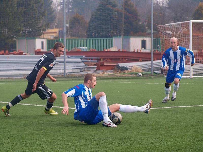 Z utkání Jiskry Domažlice v Příbrami.