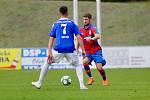 Viktoria Plzeň B (v červených dresech) utrpěla na Chodsku debakl. S Domažlicemi padla vysoko 0:8.