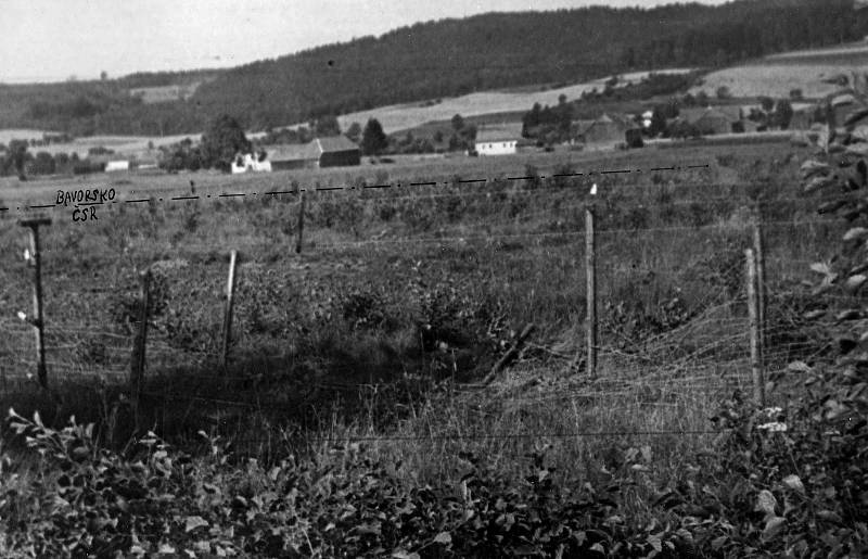 Místo překonání československé hranice do Německa