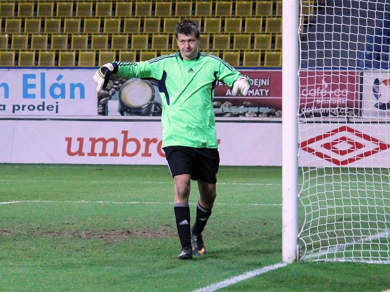 Jiskra na Stínadlech. Odveta osmifinále Poháru České pošty FK Teplice - Jiskra Domažlice 2:1.