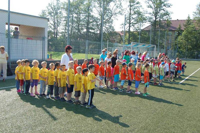 Z baseballového turnaje domažlických školek.