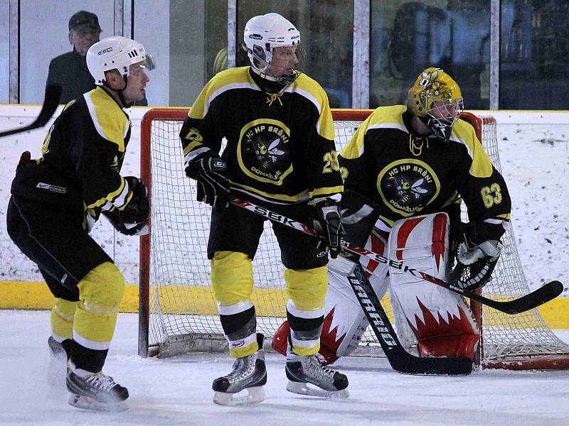 Z utkání hokejistů HC HP Sršni Domažlice a Ice Barons Waldmünchen.